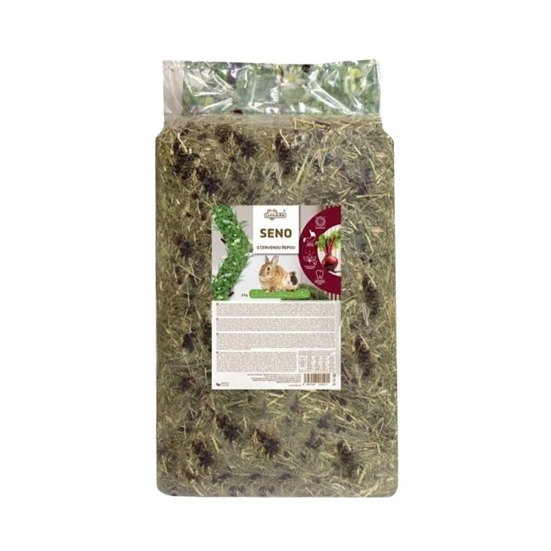 Seno 2 kg s přídavkem červené řepy