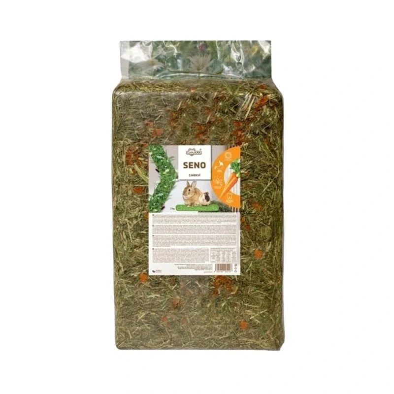 Seno 2 kg s přídavkem mrkve