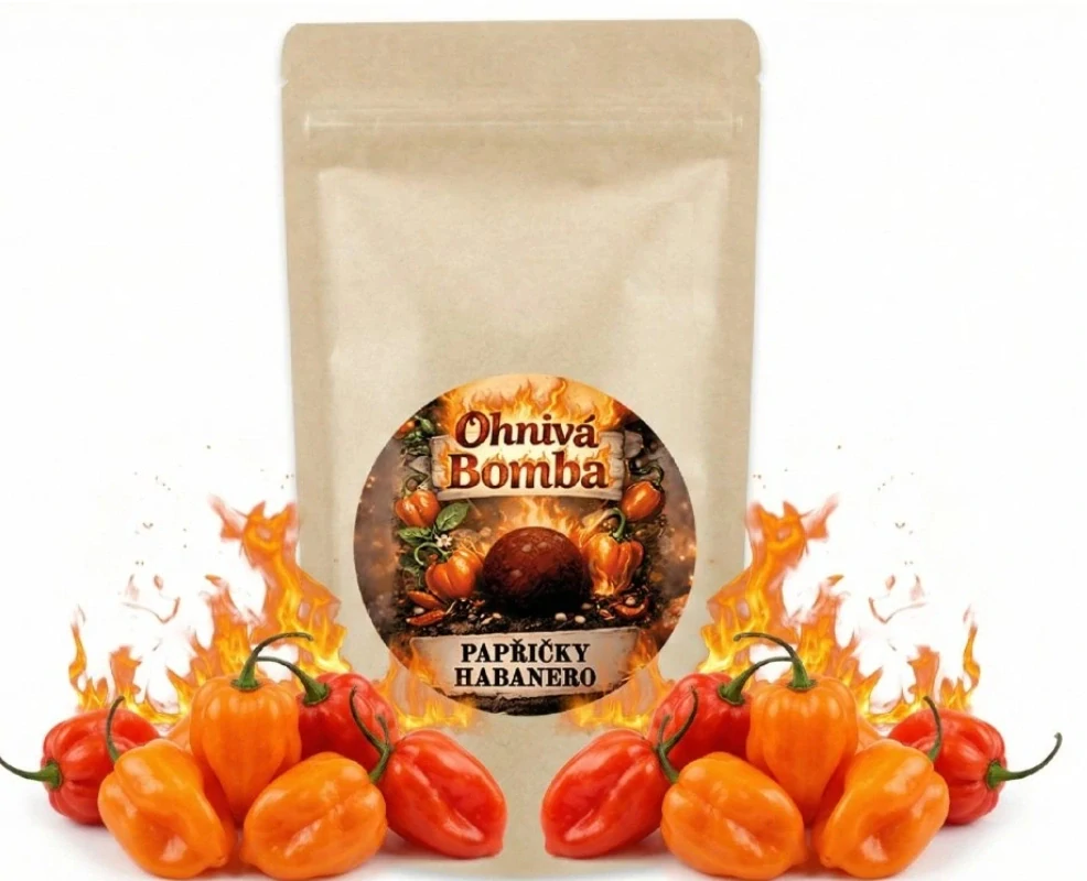 Ohnivá bomba - Papričky Habanero